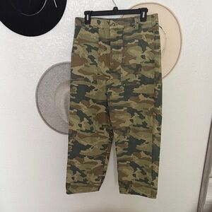 We the free camo ankle length denim